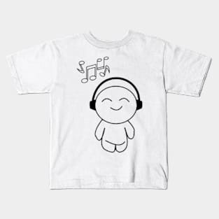 baby toddler music tee Kids T-Shirt